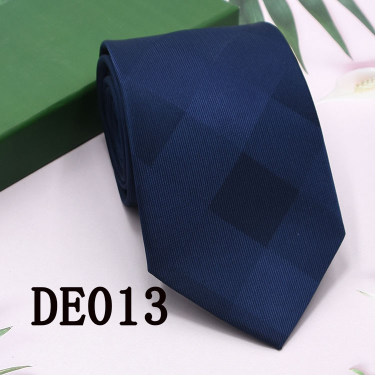 Lazo de los hombres 8cm ropa formal negocios moda profesional corbata rayas Plaid color sólido nuevo traje empate