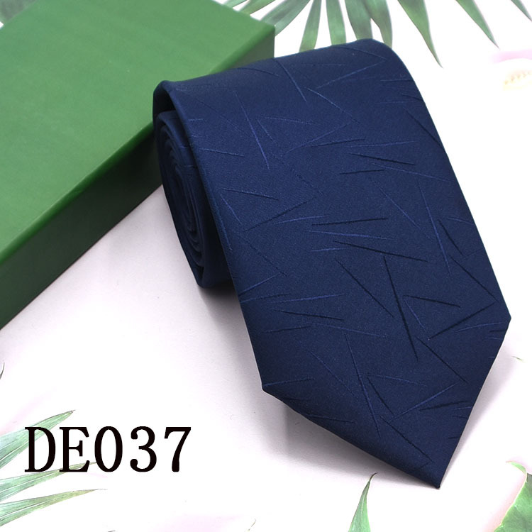 Lazo de los hombres 8cm ropa formal negocios moda profesional corbata rayas Plaid color sólido nuevo traje empate