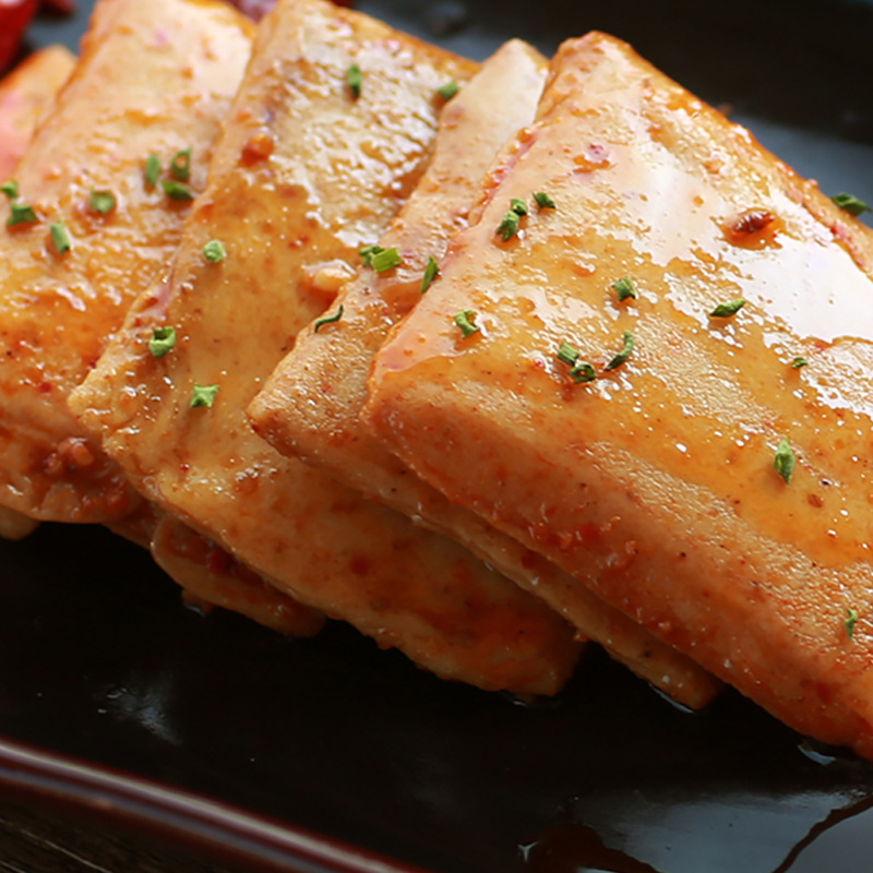 Gold Mill Fish tofu 50 packs spicy snack snack snack snack food spicy bean dried tofu one-piece delivery free shipping