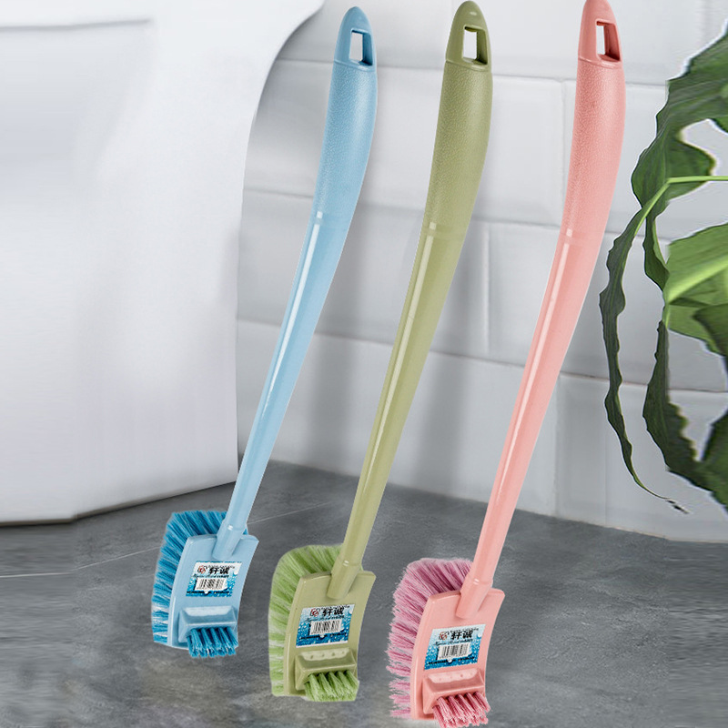 Cepillo de inodoro directo de fábrica cepillo de inodoro de doble uso montado en la pared herramientas de limpieza doméstica cepillo de plástico al por mayor