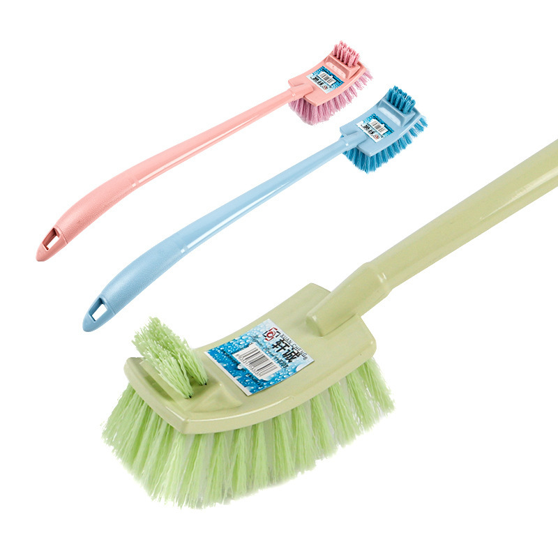 Cepillo de inodoro directo de fábrica cepillo de inodoro de doble uso montado en la pared herramientas de limpieza doméstica cepillo de plástico al por mayor