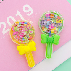 Creative Cute Lollipop-Shaped Eraser Cartoon Learning Stationery Student Small Gift Kindergarten Birthday Gift