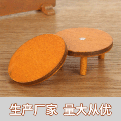 Factory direct supply retro warm table home decor photo props doll accessories wooden small table decorative item
