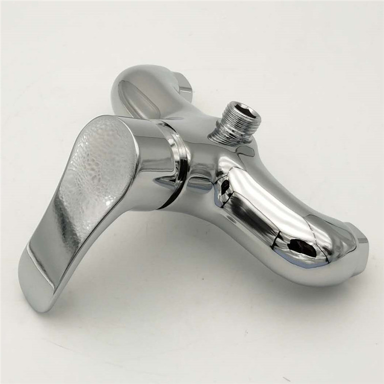 Plumbing Hardware Double Hole Double Couplets Bath Faucet Copper Hot and Cold Mixing Faucet Bathroom Roman Shower Faucet Wholesale