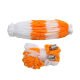 Yellow and white ball pocket metal air needle net pocket set basketball football volleyball black and yellow net bag big ball pocket
