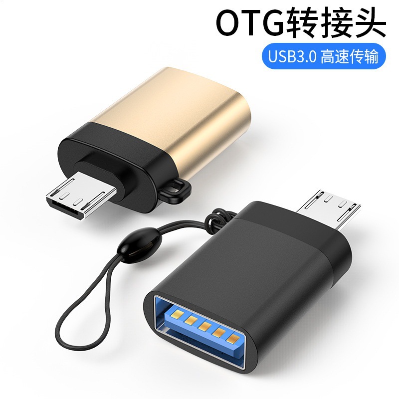 Venta al por mayor adaptador OTG USB3.0 hembra a micro teléfono móvil Android OTG convertidor conexión ratón teclado