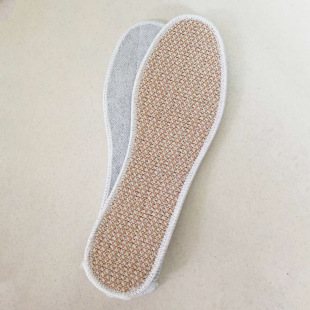Factory wholesale fragrant cotton linen bamboo charcoal breathable insoles soft and comfortable casual insoles men's and women's spring and autumn insoles