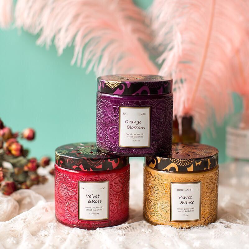 Candle, glass aromatherapy, perfumed bottle, DIY 2