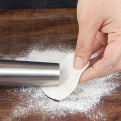 304 stainless steel rolling pin, household rolling pin, dumpling skin rod, bun stick, non-stick rolling pin