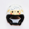 Helmet, cartoon motorcycle, keychain, pendant, Chinese horoscope, with little bears, creative gift