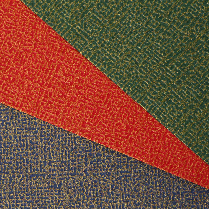 120克双色彩岩纹压纹包装用珠光纸 ZC-13