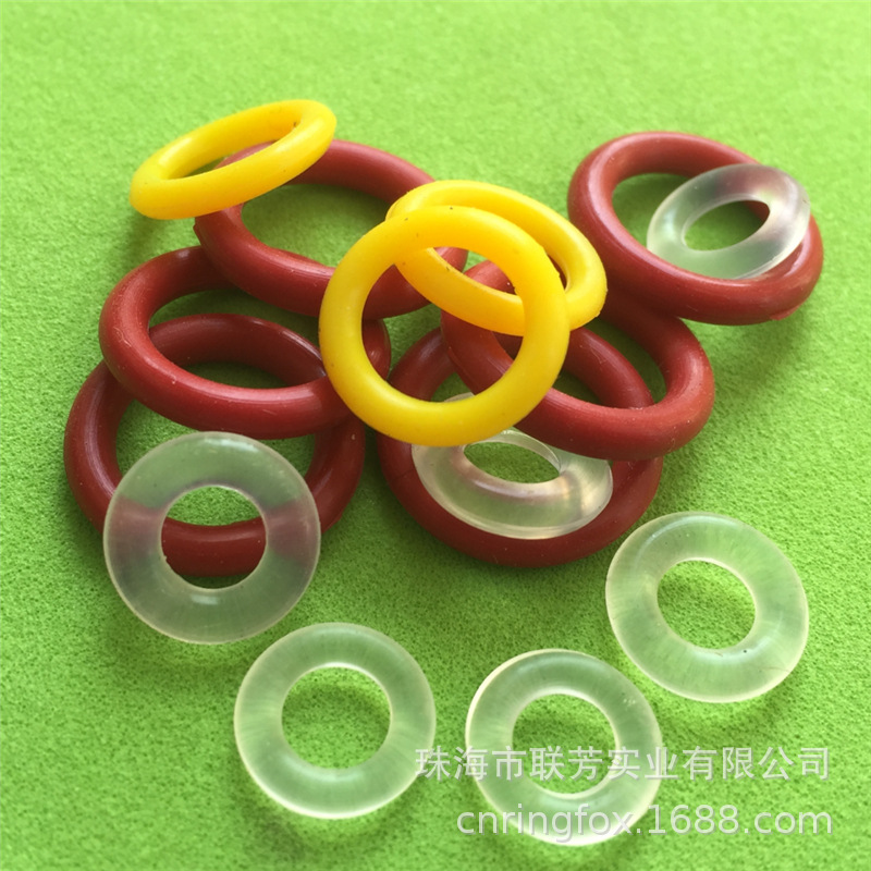 全透明硅胶O型圈 防水密封圈 耐磨硅胶圈 食品级硅胶圈 无毒无味
