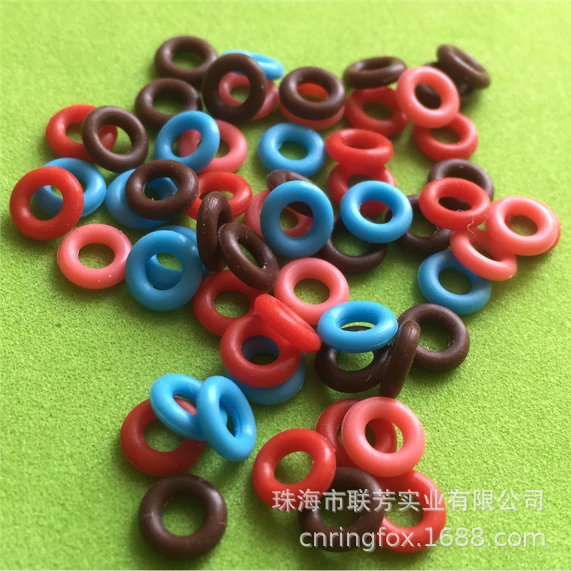 红色硅胶O型圈 蓝色硅胶O型圈 环保硅胶O型圈 食品级硅胶密封圈