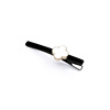 South Korean goods, cute black metal hairgrip, four-leaf clover, simple and elegant design