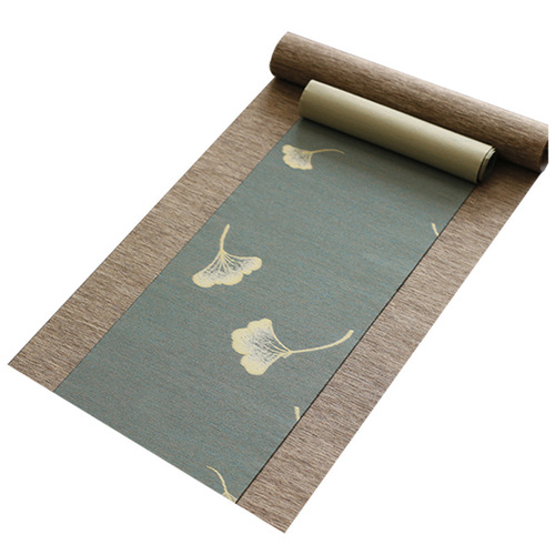 Waterproof fiber tea mat linen table flag table mat tea fabric tea mat Zen tea tray mat tea set accessories