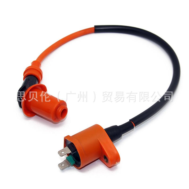 Paquete de alta presión scooter gy6/50cc/125cc/150cc naranja modificado bobina de encendido de alta calidad