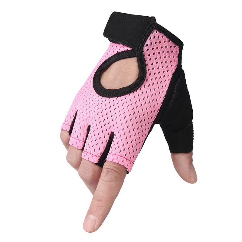 Guantes de ciclismo medio dedo antideslizante absorción de choque equipo transpirable gimnasio ciclismo bicicleta al aire libre fitness deportes guantes