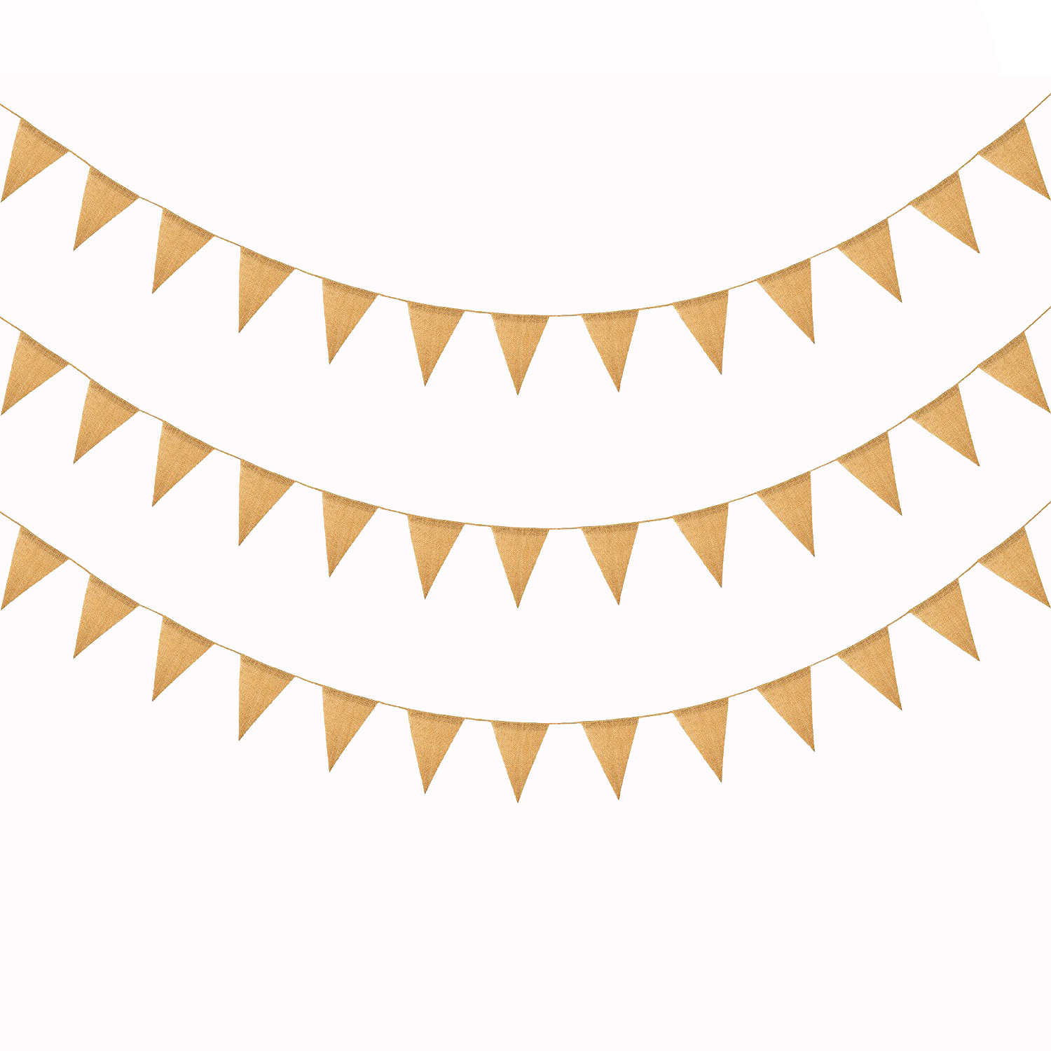 Triángulo de lino bandera tire de la bandera Fiesta de la boda de Navidad decoración de bricolaje europeo y americano de la boda bandera colorida 13 piezas de ventas directas de la fábrica