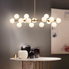 Scandinavian ceiling lamp for living room, glossy creative clothing, lights