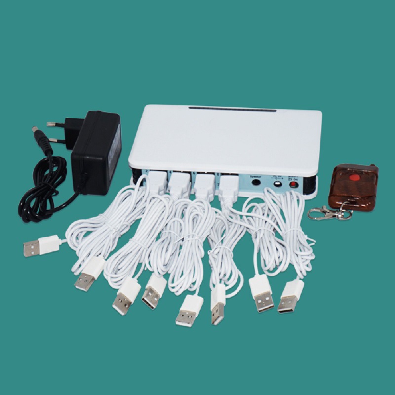 一拖八手机充电防盗器展示架USB笔记本报警器通用真机体验台支架