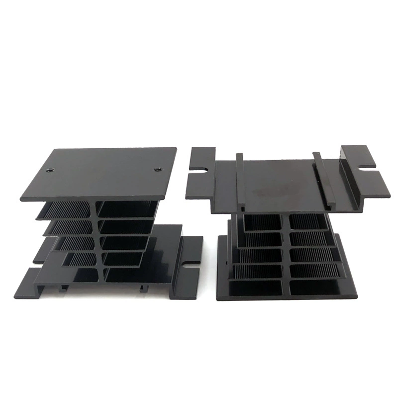 Одиночный радиатор для твердотельного реле (SSR) 10DA 25A 40A, радиатор для выпрямительного моста, тиристора