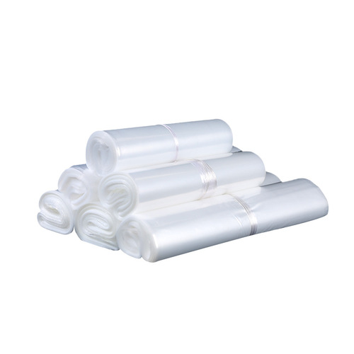 Wholesale PE bags transparent clothing packaging bags warning high pressure soft plastic bags self-adhesive bags