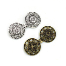 復古旗袍漢服合金子母扣 立領對扣 民族風唐裝紐扣腰帶扣服裝飾品