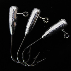 Factory wholesale lures jellyfish lead head hook 2.5cm 1.5g hook length 1.3cm with barbs soft bait hook