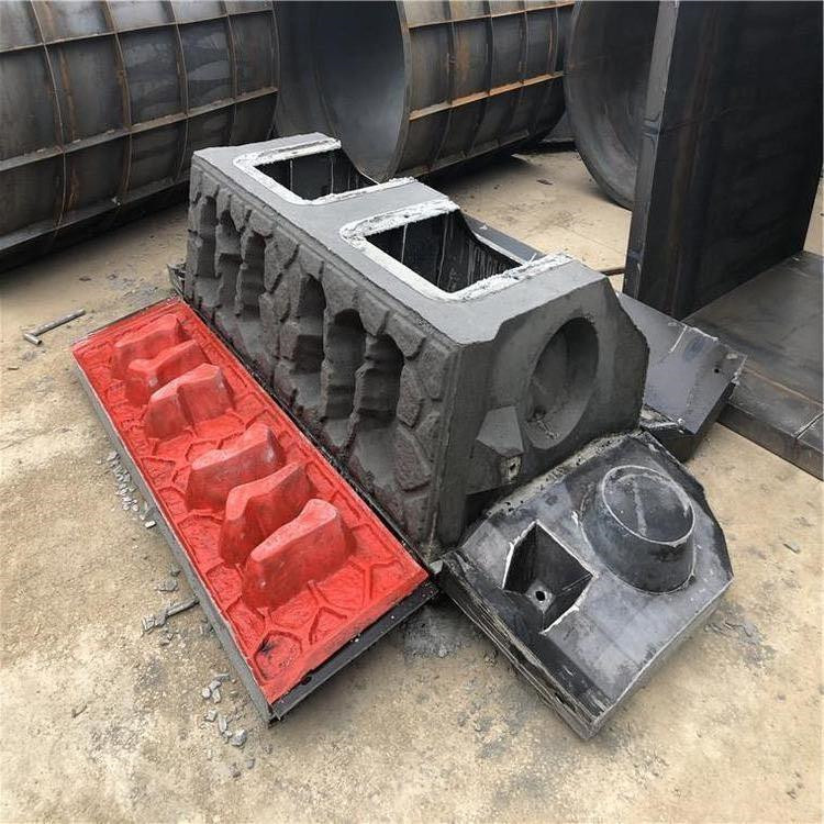 鱼巢护坡模具仿石面河道水利市政工程生态箱式挡土墙护坡钢模具