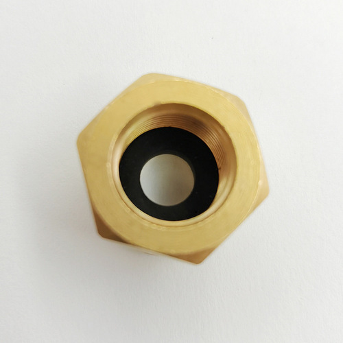 Copper MuGui 3/8 inner and outer thread adapter G1/2 conversion accessory bathroom corner valve spray gun hose connection adapter