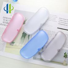 透明塑料眼镜盒ins厂家现货批发白色镜片儿童近视眼镜包装LOGO