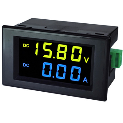 直流电压电流表 199.9V 10A 50A 100A 液晶双显示表头D85-3051AG