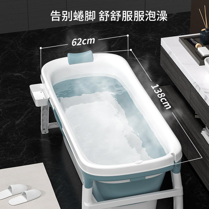 Engrosado extra grande adulto Cubo de baño adulto plegable Cubo de baño niños Cubo de baño bañera del hogar