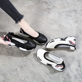 Комфортная нескользящая универсальная повседневная обувь для матери для отдыха для беременных, из натуральной кожи, мягкая подошва