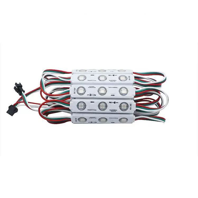 Производитель LED-модулей 5050, 3 световых модуля RGB полноцветный модуль инжекционного формования, светящиеся символы WS2811