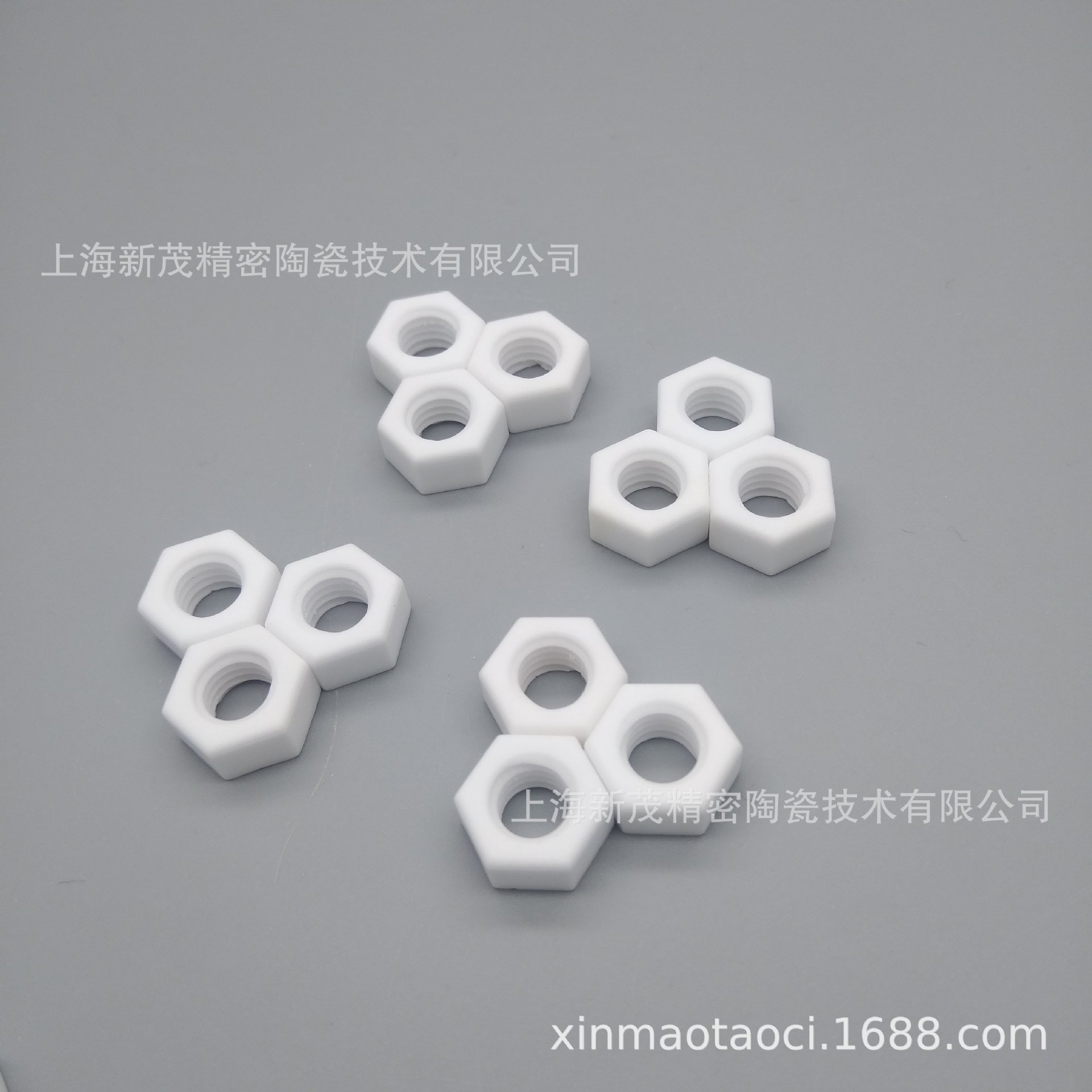 【现货批发供应】 陶瓷螺帽 螺母 M6  高品质95%氧化铝(价格公道)