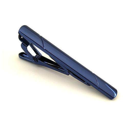 2024 Summer Tie Clip Yiwu Fashion Suit Metal Black Simple Silver Color Men's and Women's Shengzhou Tie Accessories