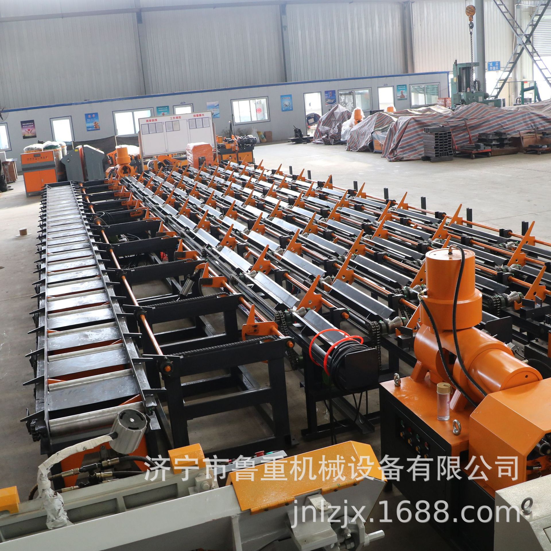 山东生产数控钢筋锯切线 整捆钢筋锯切自动滚丝打磨生产线价格