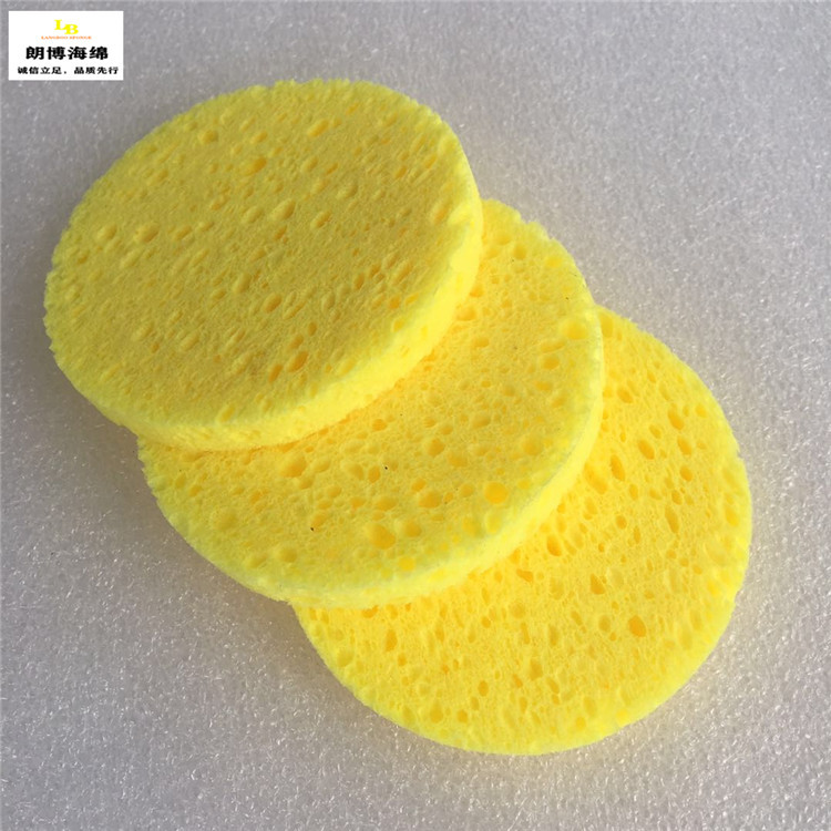 厂家批量供应 天然木浆棉 卸妆擦粉保湿木浆海绵 压缩木浆棉