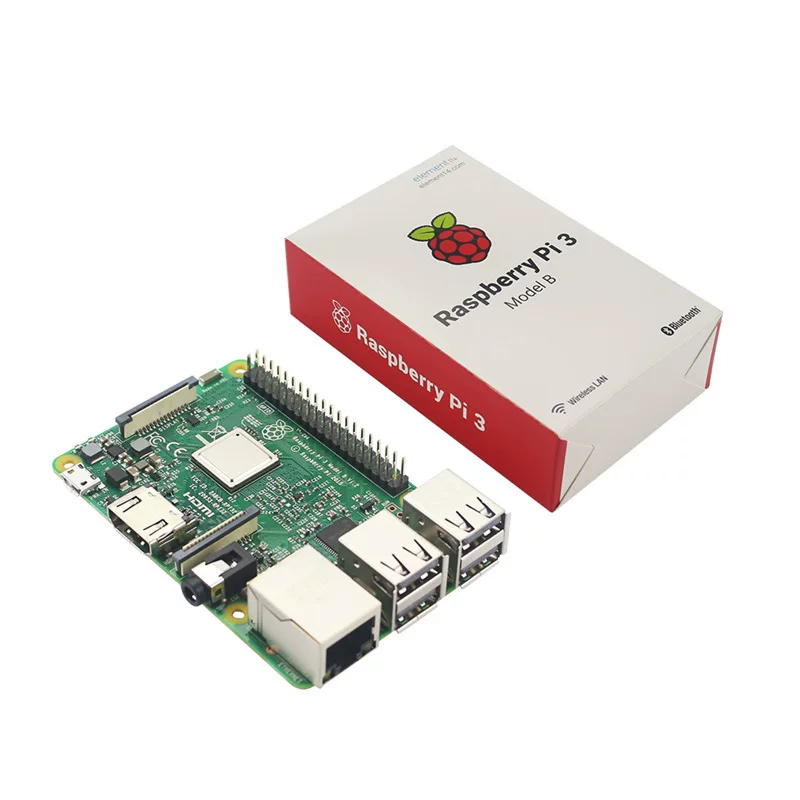 Комплект Raspberry Pi 3‑generation B компьютерная плата с WiFi Bluetooth Raspberry Pi 3B RS E14 версия