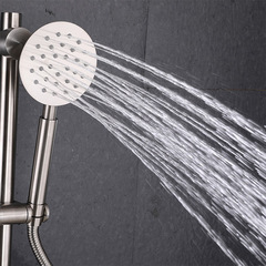 304不鏽手持花灑增壓淋雨浴室淋浴噴頭花灑頭衛浴配件廠家批發