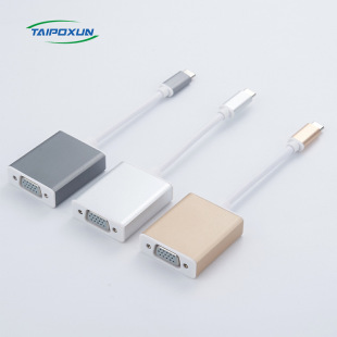���Sֱ�Ntype-c to vga�D�Ӿ�usb3.1�D�Q��type-c�Dvga�����D����