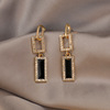 Fashionable silver needle, universal retro earrings from pearl with tassels, silver 925 sample, wholesale