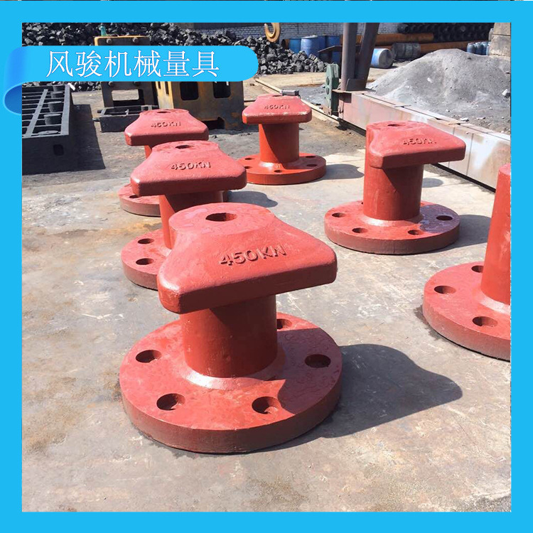 铸铁系船柱码头羊角缆绳柱系船墩栓船蘑菇双角系缆桩风暴系船柱