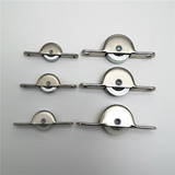 Подшипник толстый цельнометаллический, большое рифленое дуговое колесо, маленькое колесо с плоским дном, колесо из морского ушка, колесо для рыбной двери, нейлоновое колесо с V-образным дном