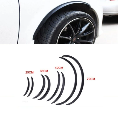 Hot-selling pair of carbon fiber car wheel eyebrow wheel arc wheel eyebrow leaf plate modified decorative strip wheel edge surrounded by universal wheel eyebrow (Wheel eyebrow)
