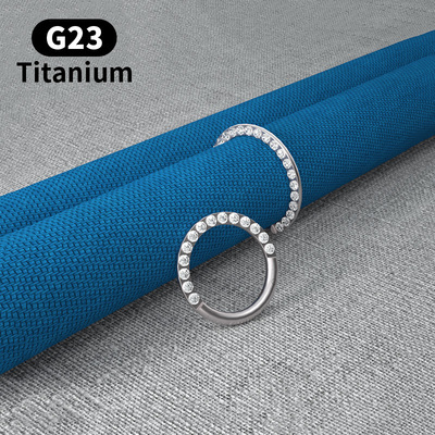 亚马逊速卖通欧美电商简约G23穿刺饰品批发锆石鼻钉首饰女款鼻环|ms