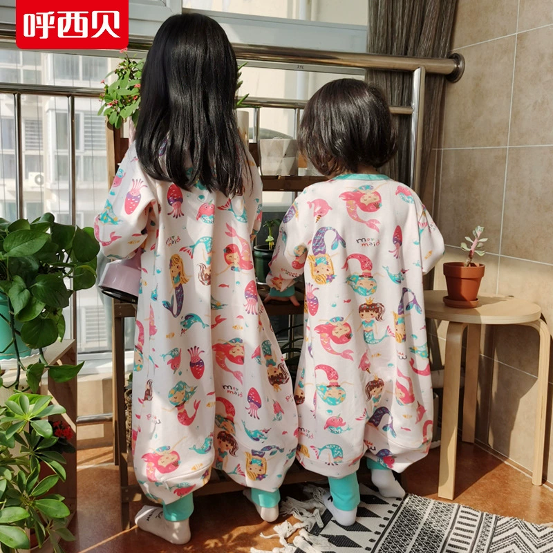 呼西贝 Children's sleeping bag, pijama, for adolescents, mermaid