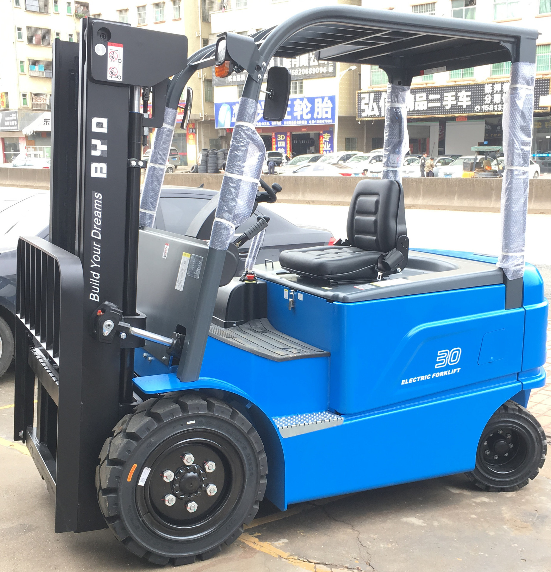 全新3吨锂电池电动叉车 免维护电池电动叉车 3吨锂电池BYD电叉车