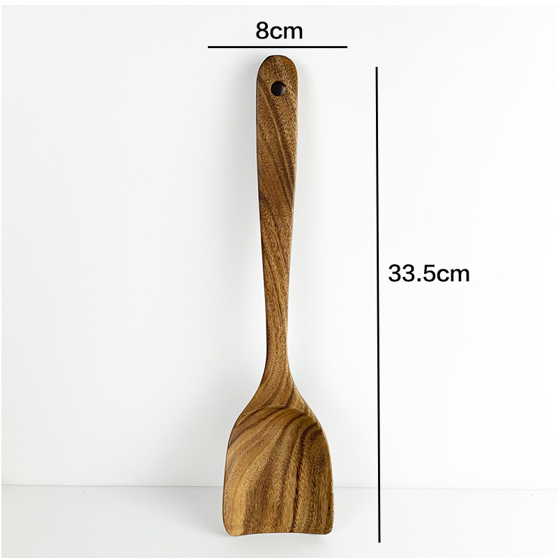 긴 33.5cm 너비 8cm 나무 삽